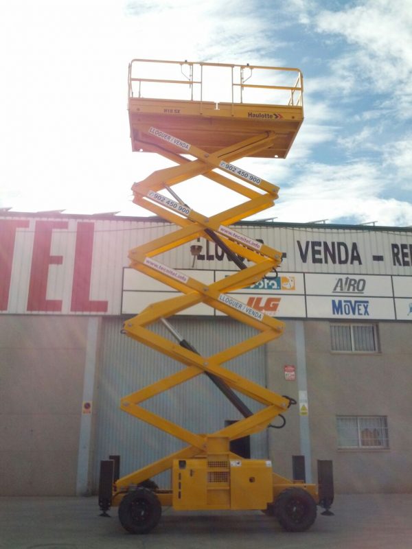 Venta de plataforma de tijera diésel todoterreno