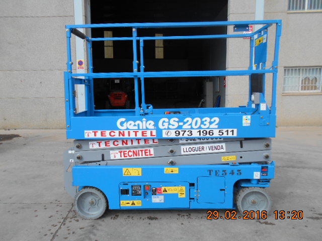 Venta de plataforma de tijera eléctrica